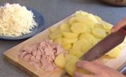 Zapečené zemiaky so špenátom