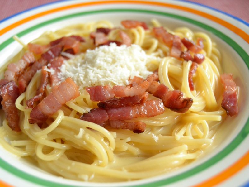 Špagety carbonara