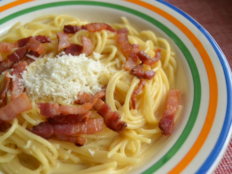 Špagety carbonara