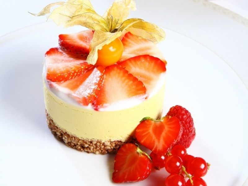 Cheesecake s jahodami 