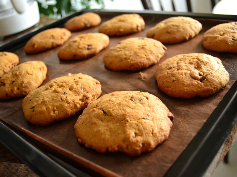 Cookies s tvarohovo – jahodovým dipom